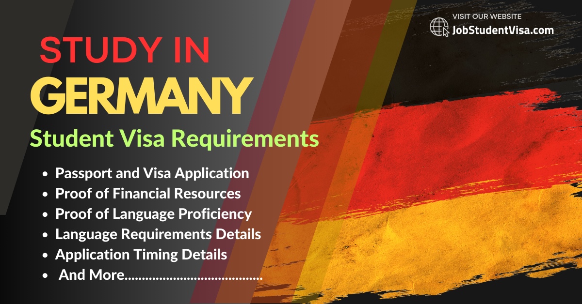 Student Visa Requirements For Germany - JobStudentVisa.com